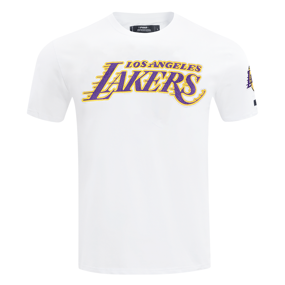 Pro Standard Los Angeles Lakers Classic Chenille T-Shirt White